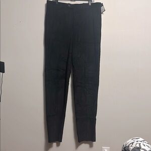 Tessuto Uomo Spencer black corduroy pants size 38